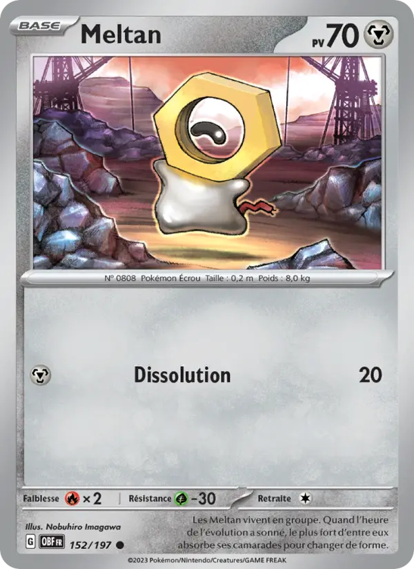 Carte Pokemon 152/197 Meltan | LorenZone