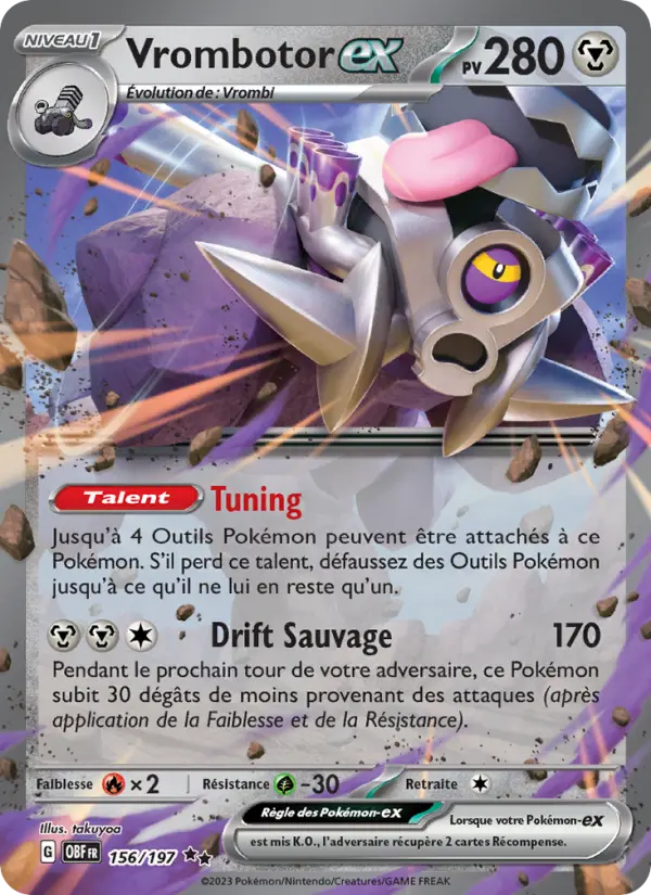 Carte Pokemon 156/197 Vrombotor-ex | LorenZone