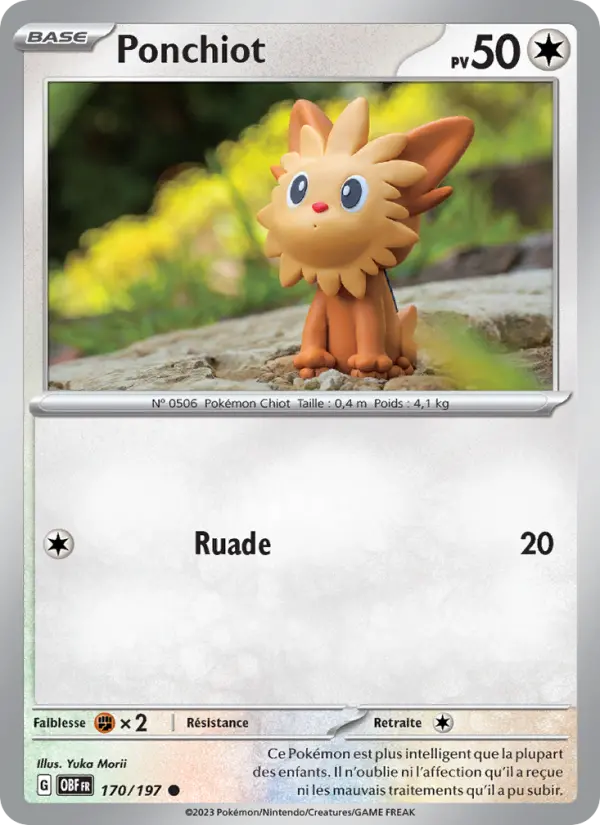 Carte Pokemon 170/197 Ponchiot | LorenZone