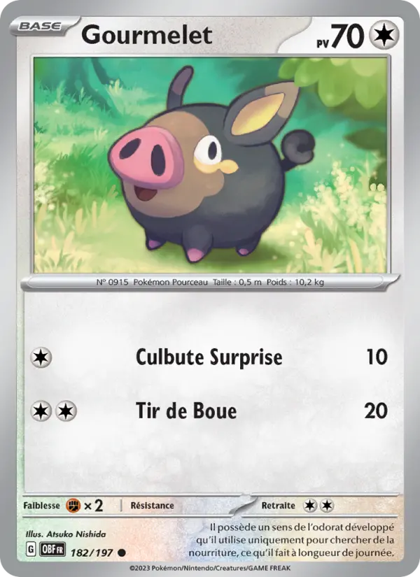 Carte Pokemon 182/197 Gourmelet | LorenZone
