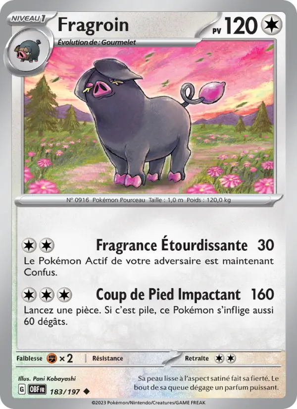 Carte Pokemon 183/197 Fragroin | LorenZone