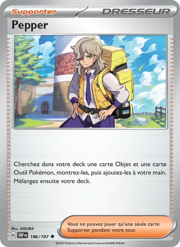 Carte Pokemon 186/197 Pepper | LorenZone