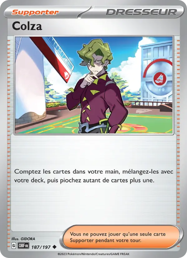 Carte Pokemon 187/197 Colza | LorenZone