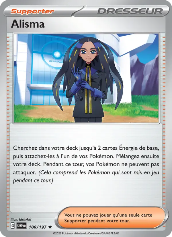 Carte Pokemon 188/197 Alisma Holo | LorenZone