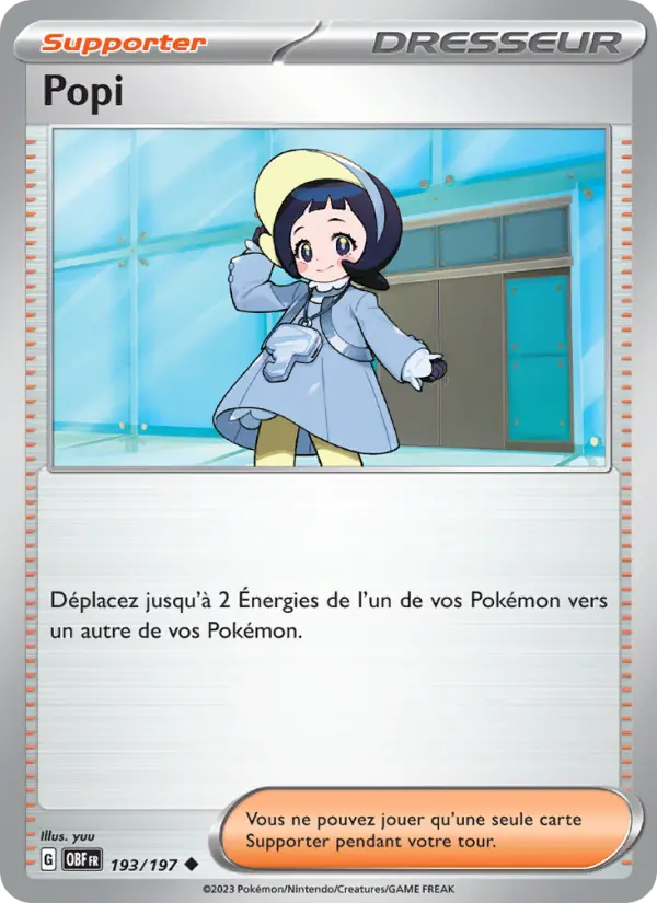 Carte Pokemon 193/197 Popi | LorenZone