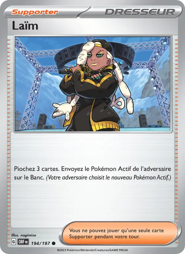Carte Pokemon 194/197 Laïm | LorenZone