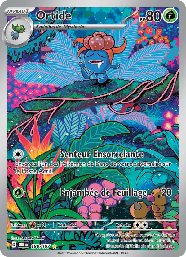 Carte Pokemon 198/197 Ortide Illustration Rare | LorenZone