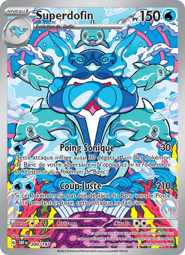 Carte Pokemon 200/197 Superdofin Illustration Rare | LorenZone
