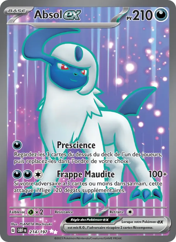 Carte Pokemon 214/197 Absol-ex | LorenZone