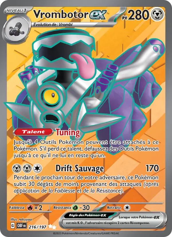 Carte Pokemon 216/197 Vrombotor-ex | LorenZone