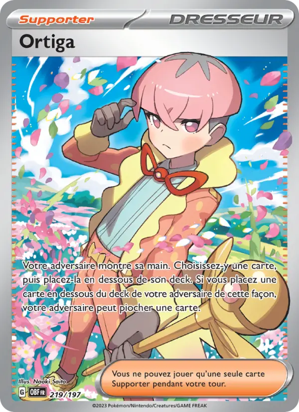 Carte Pokemon 219/197 Ortiga | LorenZone