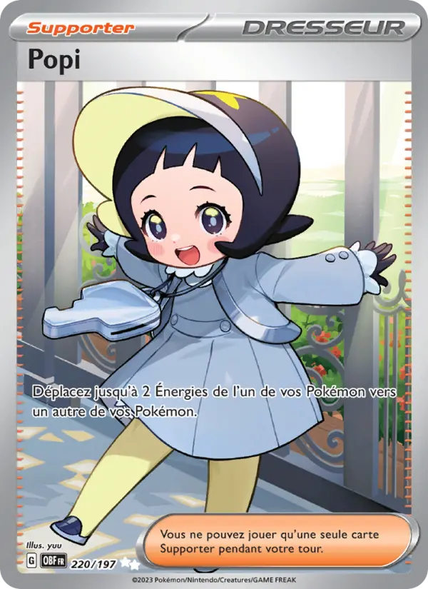 Carte Pokemon 220/197 Popi | LorenZone