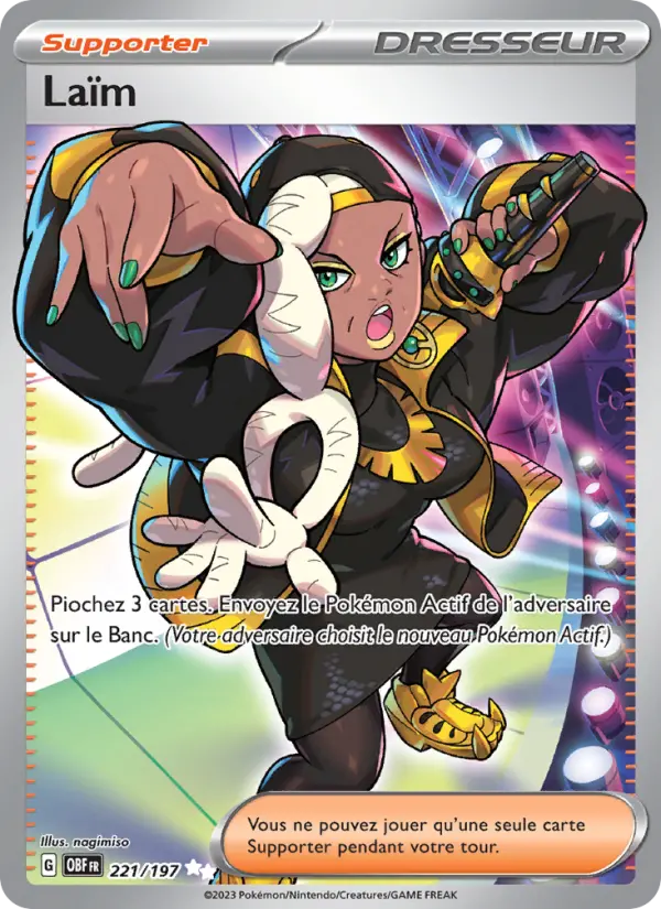 Carte Pokemon 221/197 Laïm | LorenZone