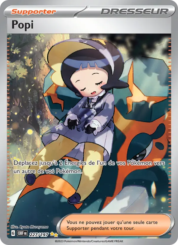Carte Pokemon 227/197 Popi Illustration Spéciale Rare | LorenZone
