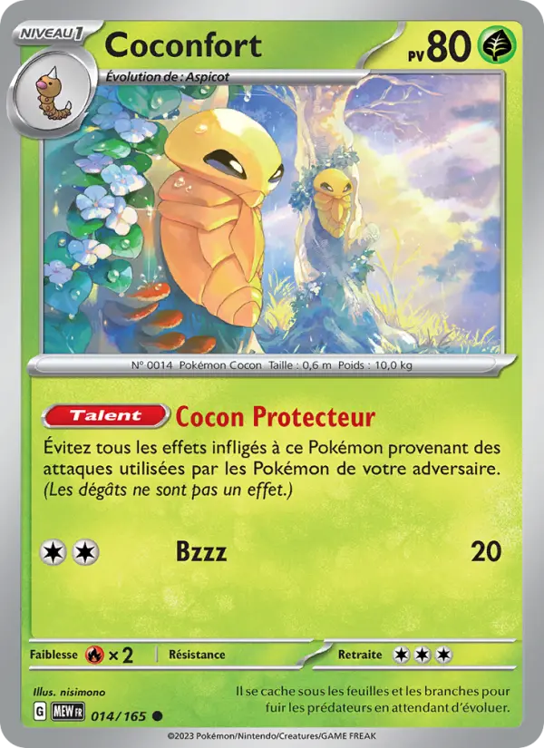 Carte Pokemon 014/165 Coconfort | LorenZone