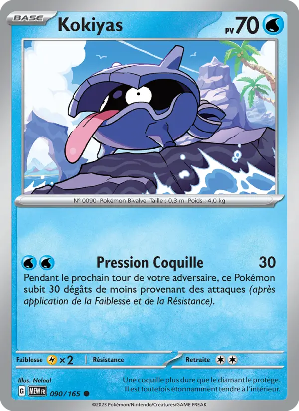 Carte Pokemon 090/165 Kokiyas | LorenZone
