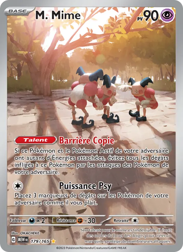 Carte Pokemon 179/165 M. Mime Illustration Rare | LorenZone