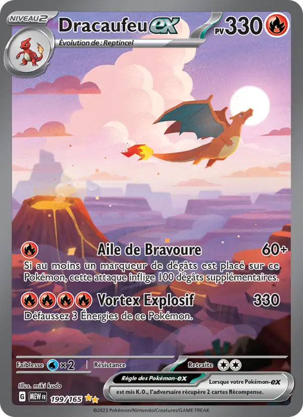 Carte Pokemon 199/165 Dracaufeu-ex Illustration Spéciale Rare | LorenZone