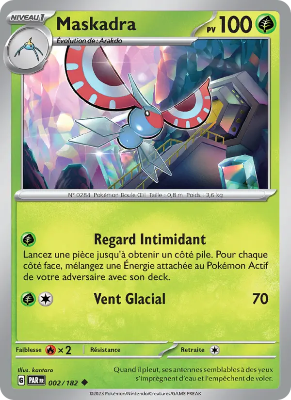 Carte Pokemon 002/182 Maskadra | LorenZone