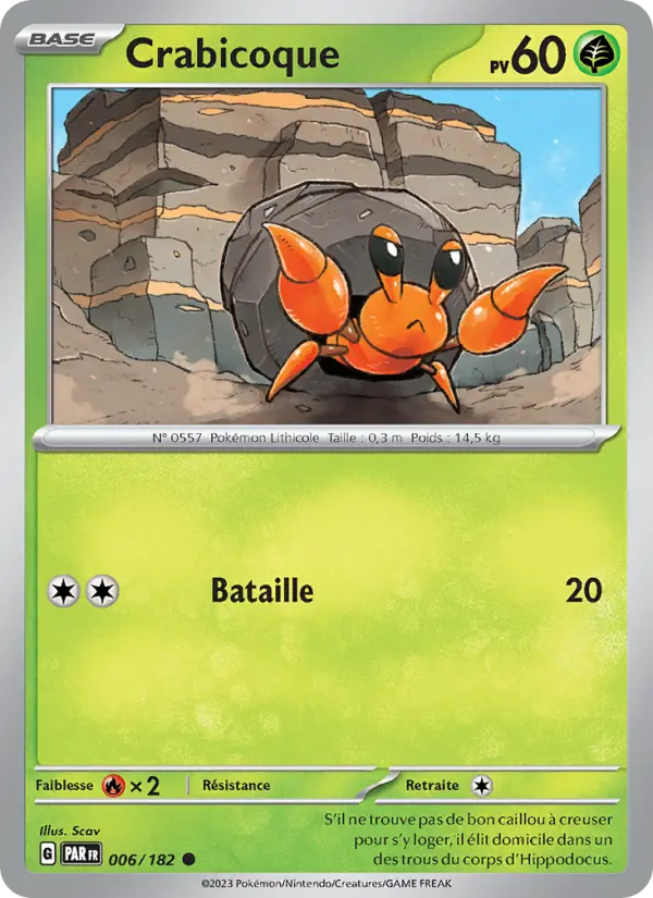 Carte Pokemon 006/182 Crabicoque | LorenZone