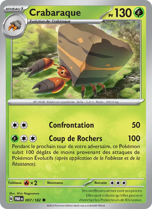 Carte Pokemon 007/182 Crabaraque | LorenZone