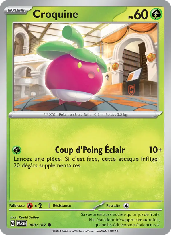 Carte Pokemon 008/182 Croquine | LorenZone