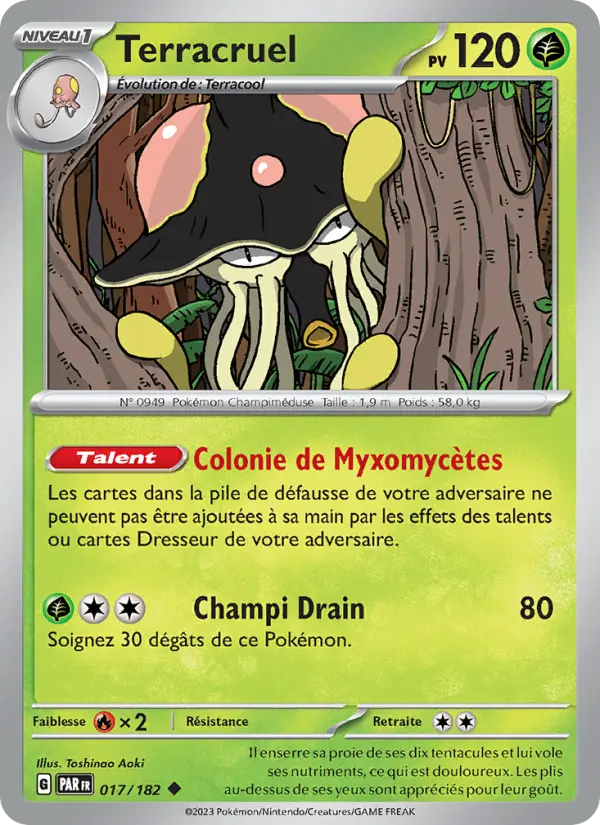 Carte Pokemon 017/182 Terracruel | LorenZone
