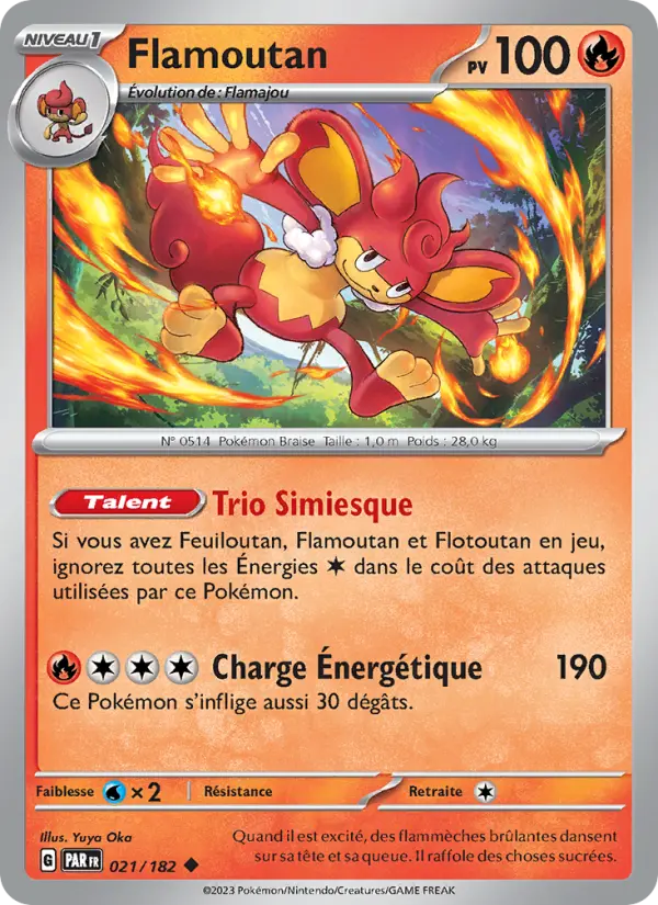 Carte Pokemon 021/182 Flamoutan | LorenZone