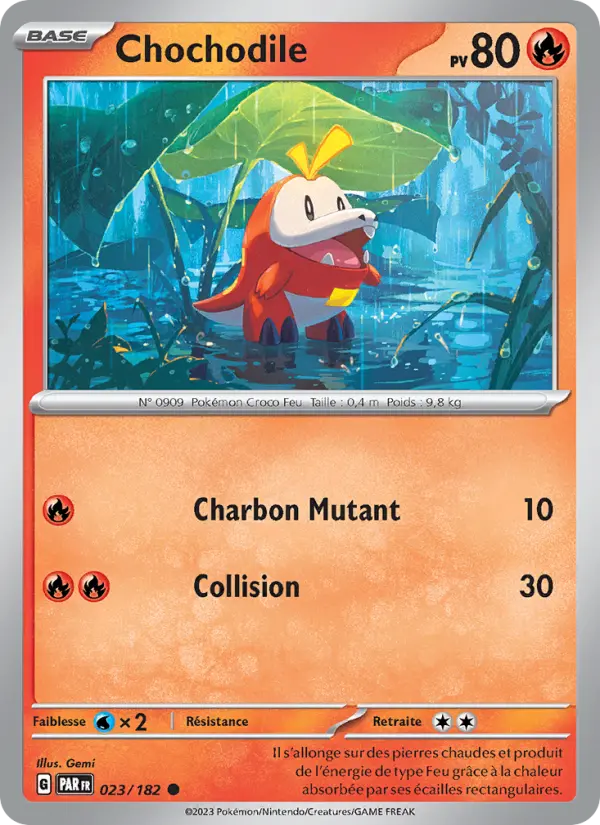 Carte Pokemon 023/182 Chochodile | LorenZone