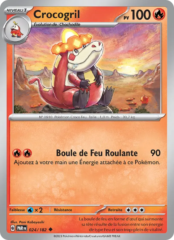 Carte Pokemon 024/182 Crocogril | LorenZone