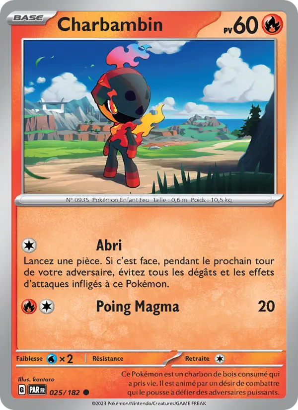 Carte Pokemon 025/182 Charbambin | LorenZone