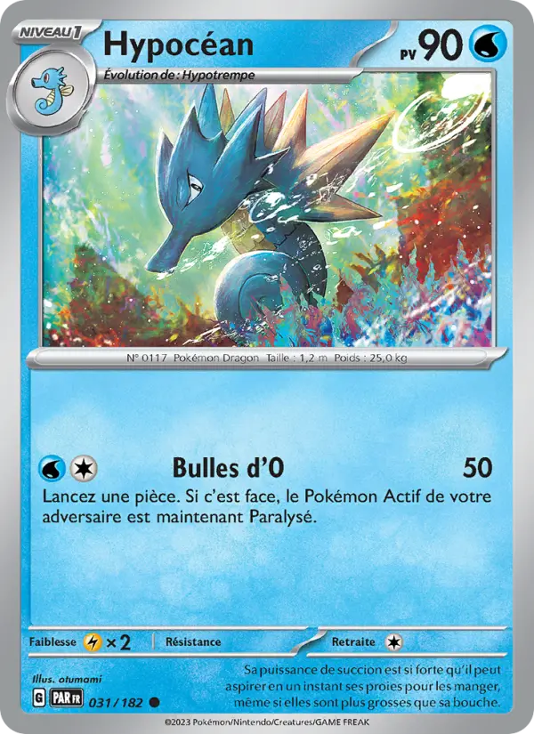 Carte Pokemon 031/182 Hypocéan | LorenZone