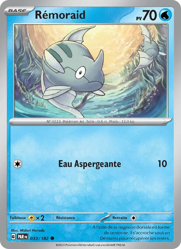 Carte Pokemon 033/182 Rémoraid | LorenZone