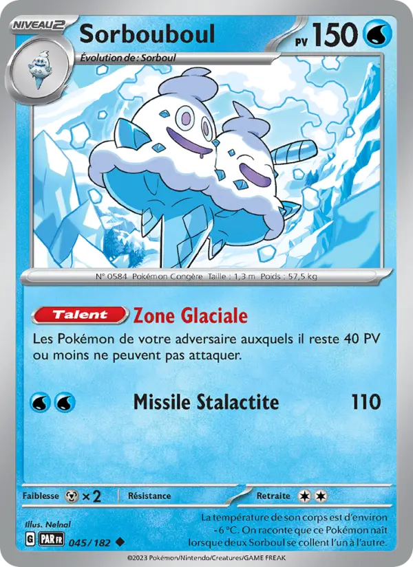 Carte Pokemon 045/182 Sorbouboul | LorenZone