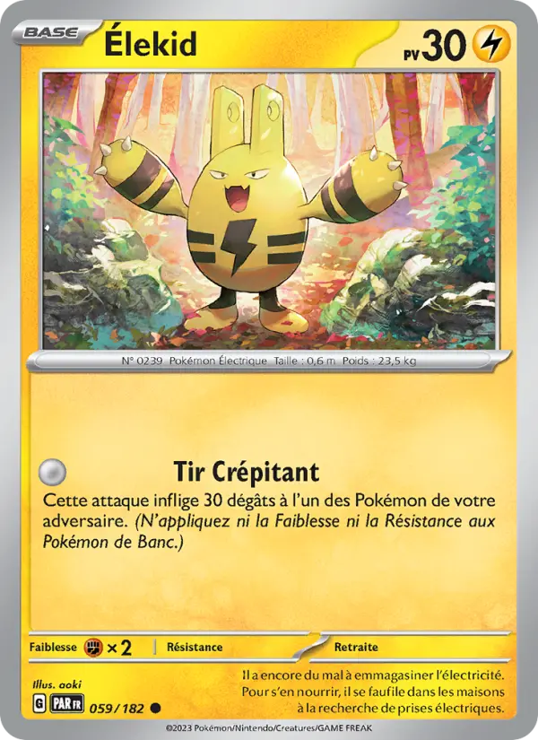 Carte Pokemon 059/182 Élekid | LorenZone
