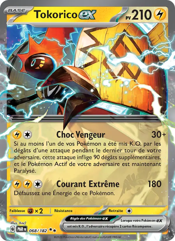 Carte Pokemon 068/182 Tokorico-ex | LorenZone