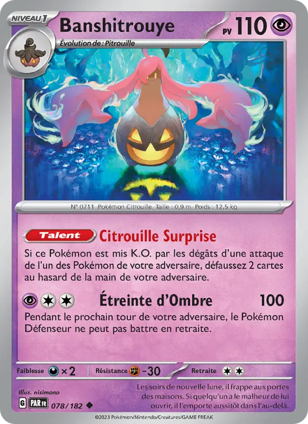 Carte Pokemon 078/182 Banshitrouye | LorenZone