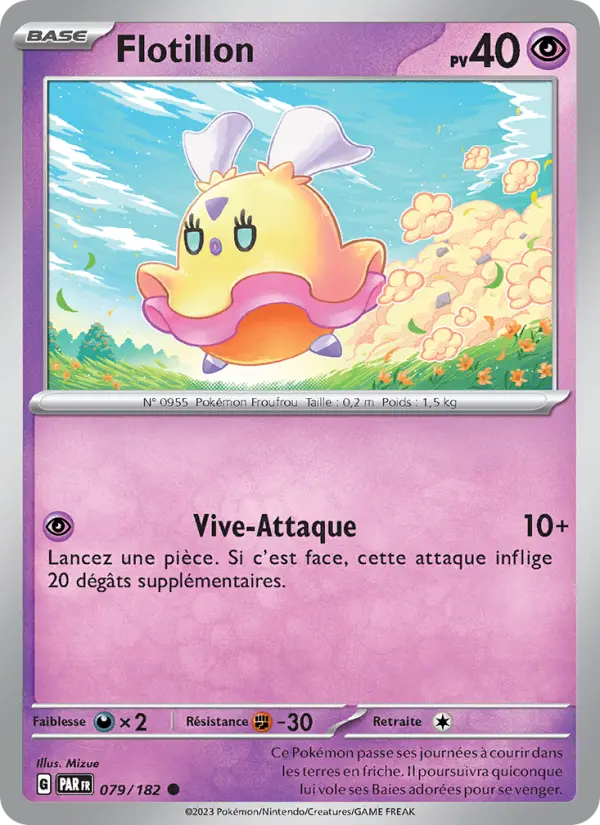 Carte Pokemon 079/182 Flotillon | LorenZone
