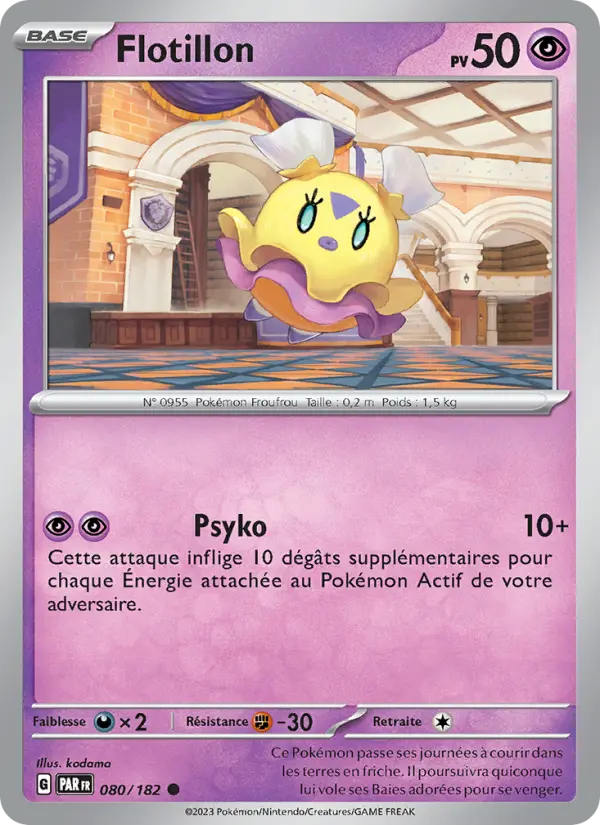 Carte Pokemon 080/182 Flotillon | LorenZone