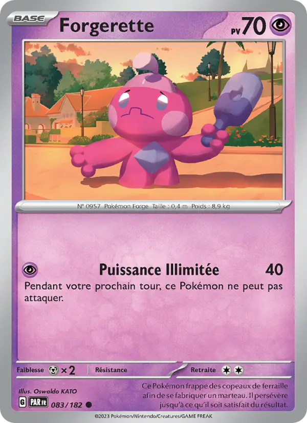 Carte Pokemon 083/182 Forgerette | LorenZone