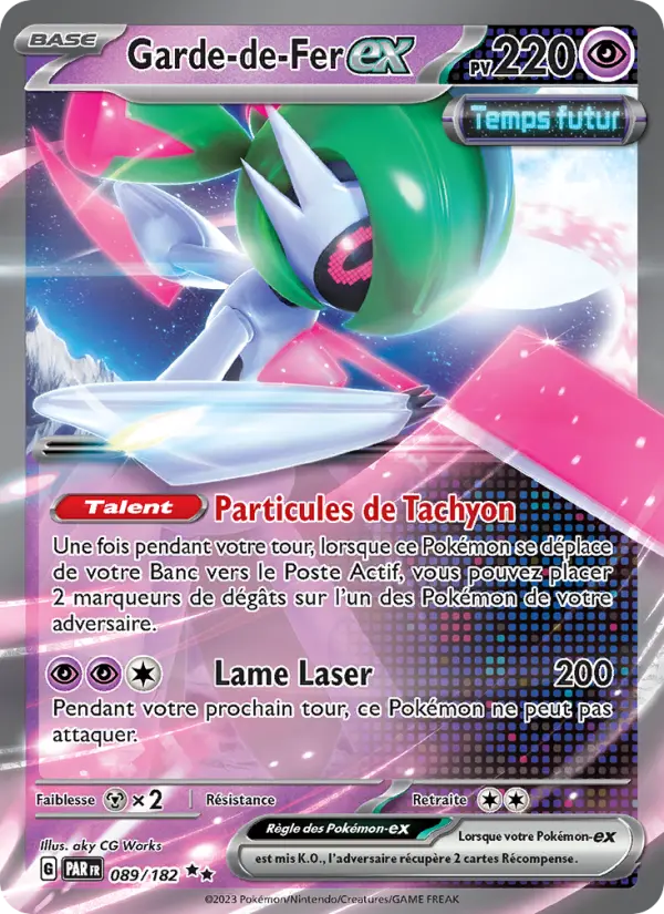 Carte Pokemon 089/182 Garde-de-Fer-ex | LorenZone