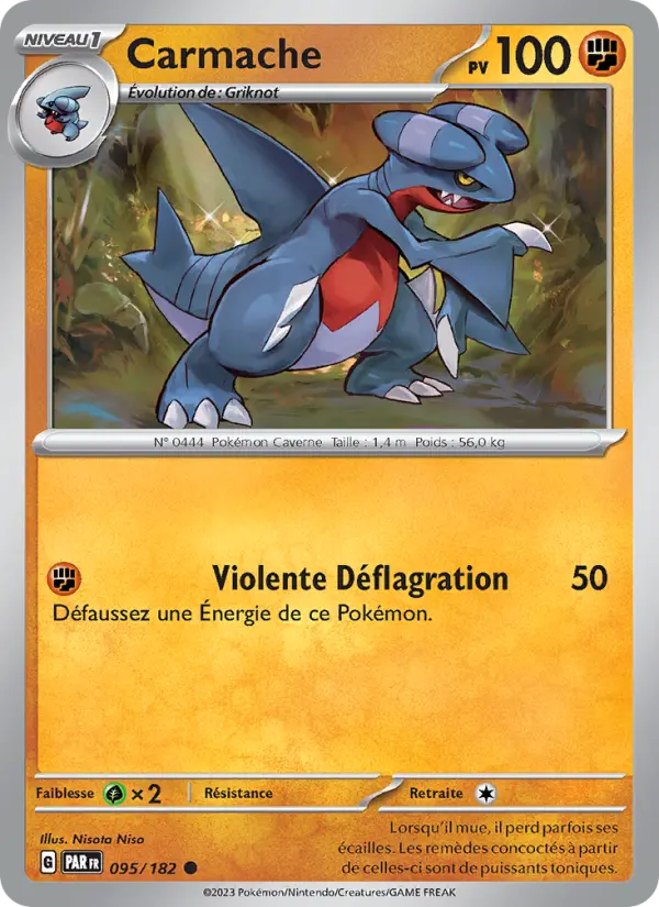 Carte Pokemon 095/182 Carmache | LorenZone