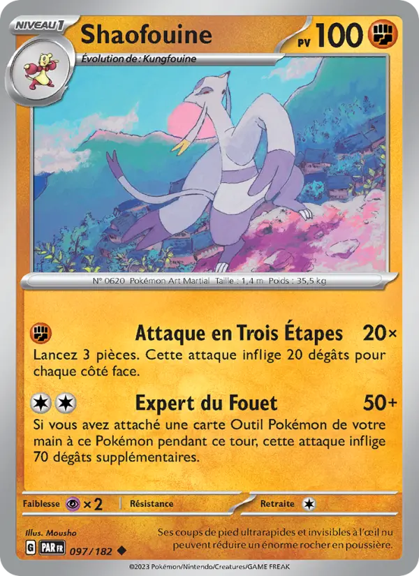 Carte Pokemon 097/182 Shaofouine | LorenZone