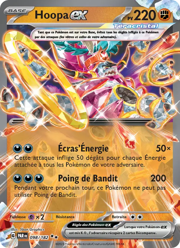 Carte Pokemon 098/182 Hoopa-ex | LorenZone