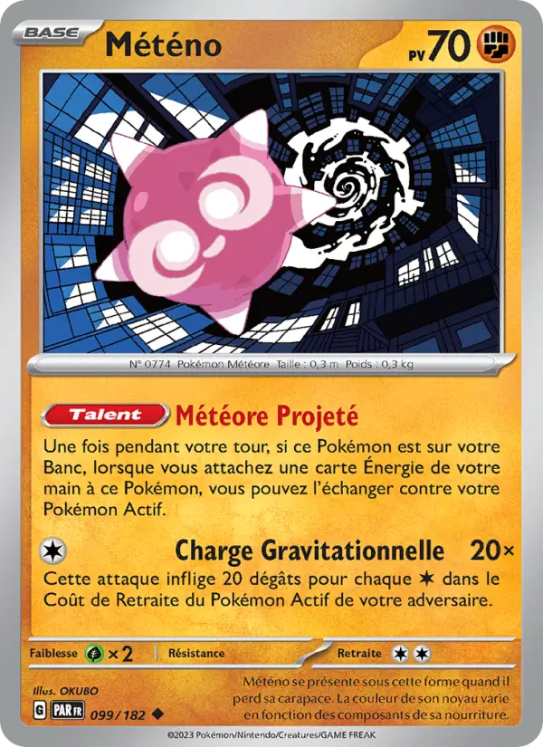 Carte Pokemon 099/182 Météno | LorenZone