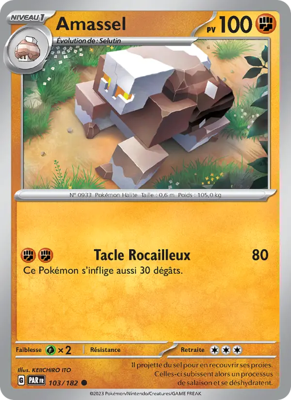 Carte Pokemon 103/182 Amassel | LorenZone