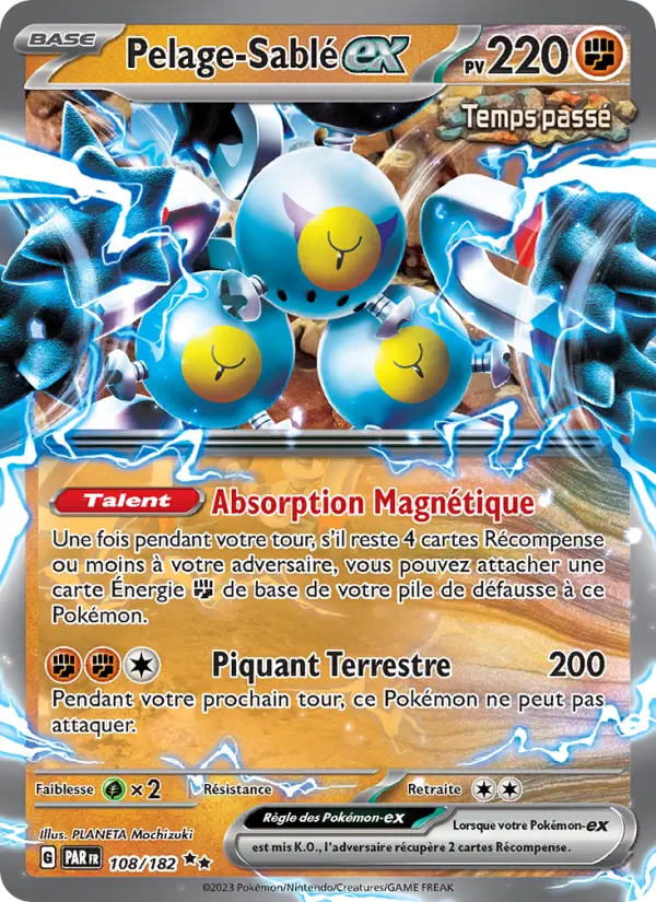 Carte Pokemon 108/182 Pelage-Sablé-ex | LorenZone