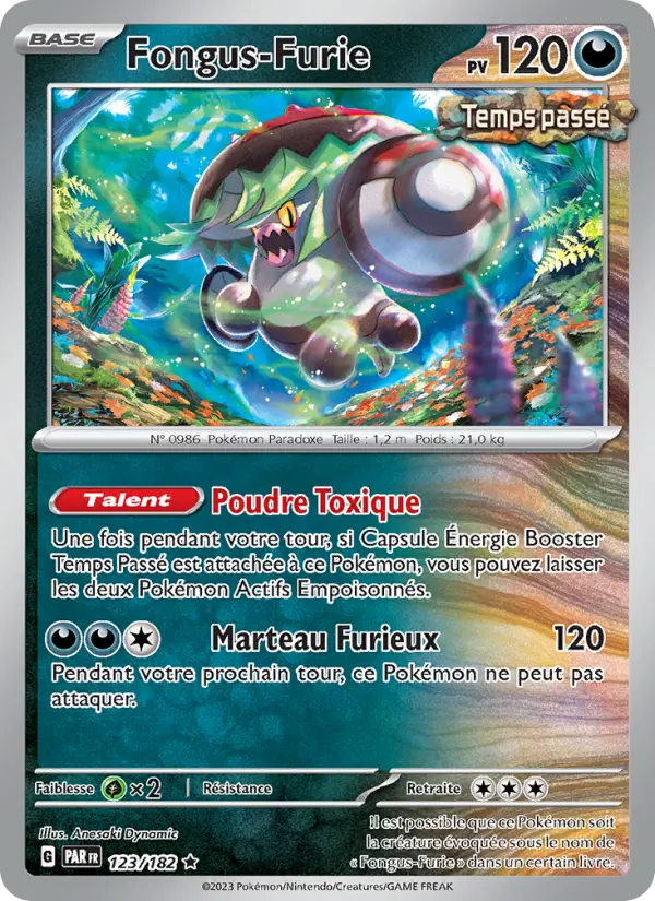 Carte Pokemon 123/182 Fongus-Furie Holo | LorenZone
