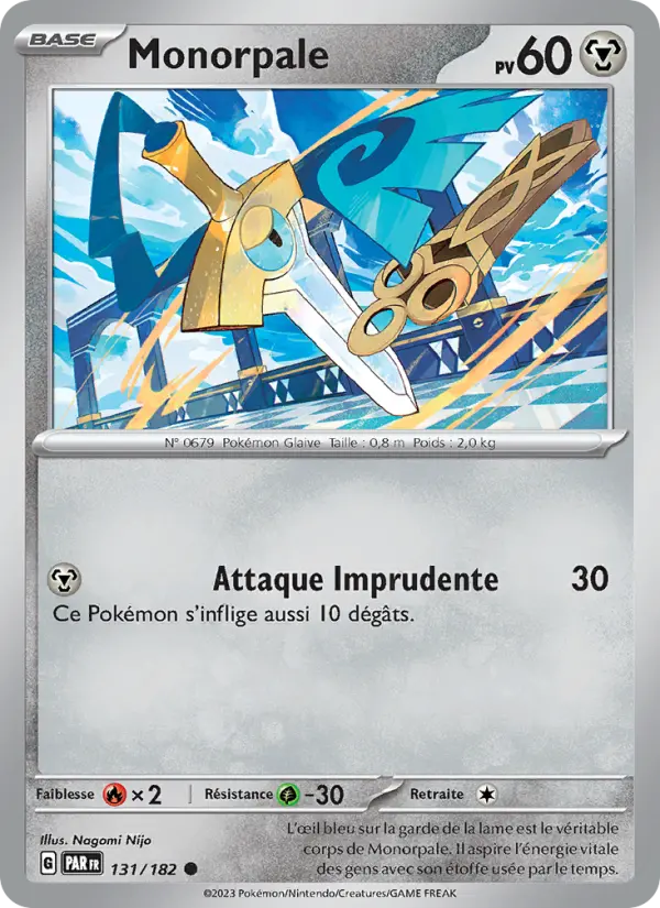 Carte Pokemon 131/182 Monorpale | LorenZone