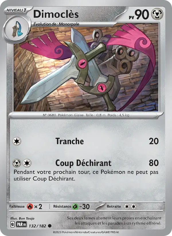 Carte Pokemon 132/182 Dimoclès | LorenZone